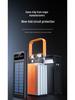 Large-Capacity 120W Solar Power Bank with 100,000mAh and Built-in Fast Charging Cable for Outdoor Use