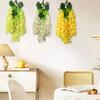 Yousheng Artificial Wisteria Flower Hanging Garland Faux Silk Hanging Flower Strings Fake Wisteria Flower Vine for Wedding Garden Background Decor