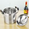 Stainless Steel Large Capacity Deep Soup Pot Thickened Extra High Pot Induction Cooker Universal Porridge Stew Pot Pots and Pans