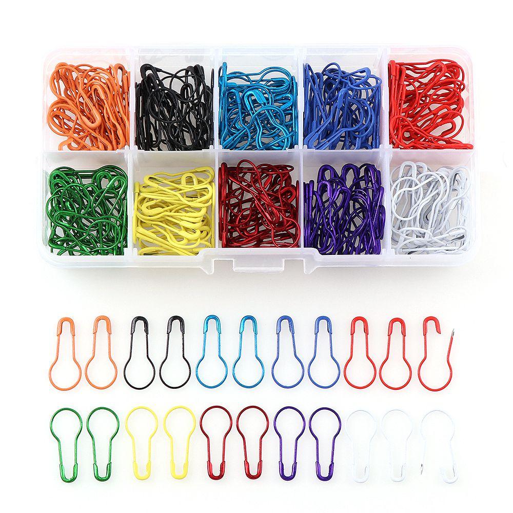 100-600Pcs Metal Gourd Safety Pins Bulb Guard Calabash Quilting Sewing Markers Pin Bead Needles for DIY Craft Home Accessories