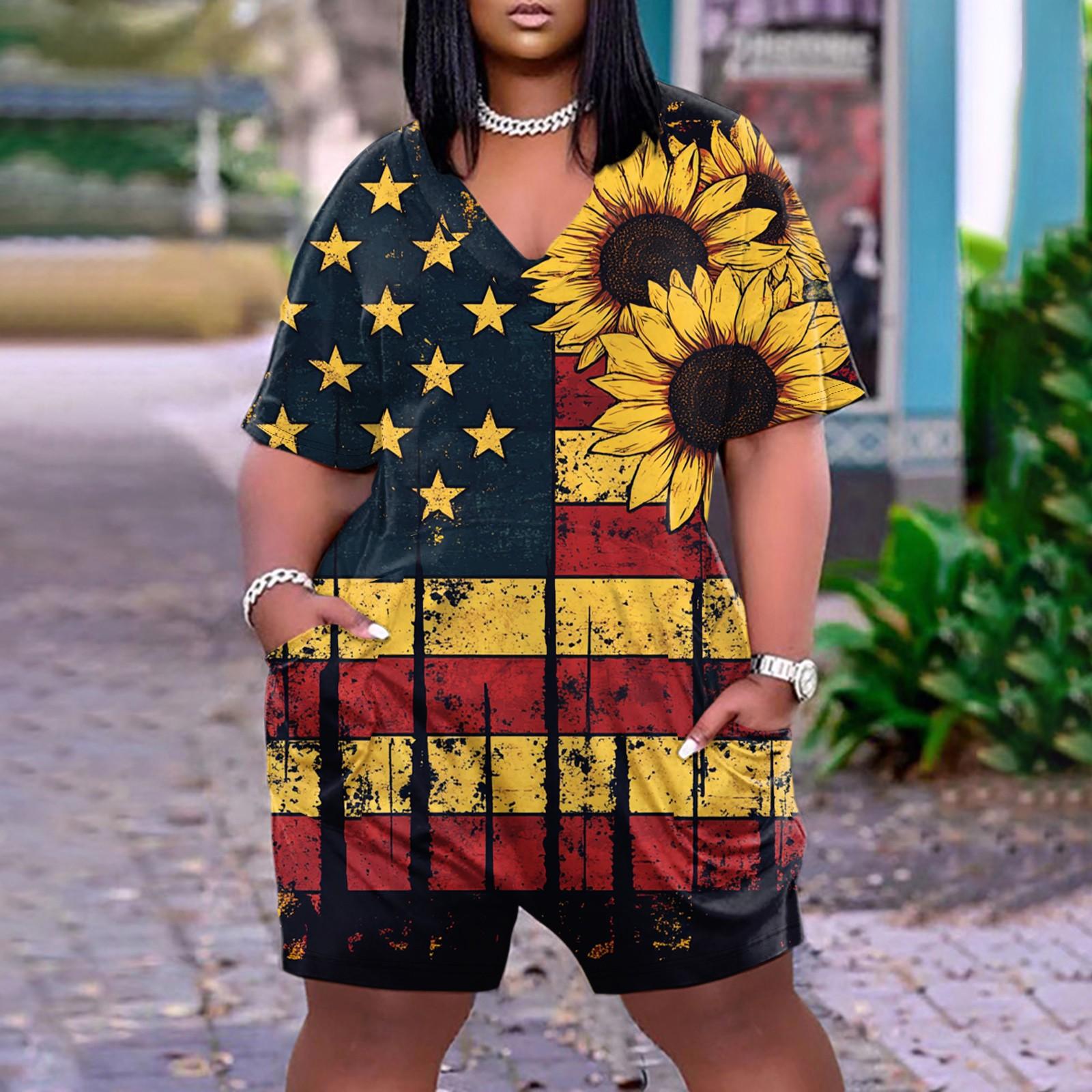 

Женские повседневные комбинезоны с V-образным вырезом и карманами с коротким рукавом, широкие шорты, комбинезоны L винный