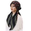Polyester Print Infinity Headscarf With Sun Shield For Casual Summer Wear