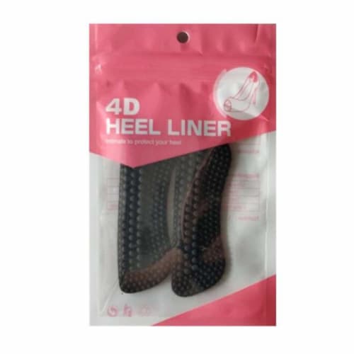 SZB Blister Tape, Heel Pad, Heel Protection Pad, Cushioned Foot Protection Pad, Black (Thin, 1 Pair)