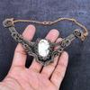 Wild Horse Gemstone Handmade Copper Wire Wrap Jewelry Necklace 18" ET-4954