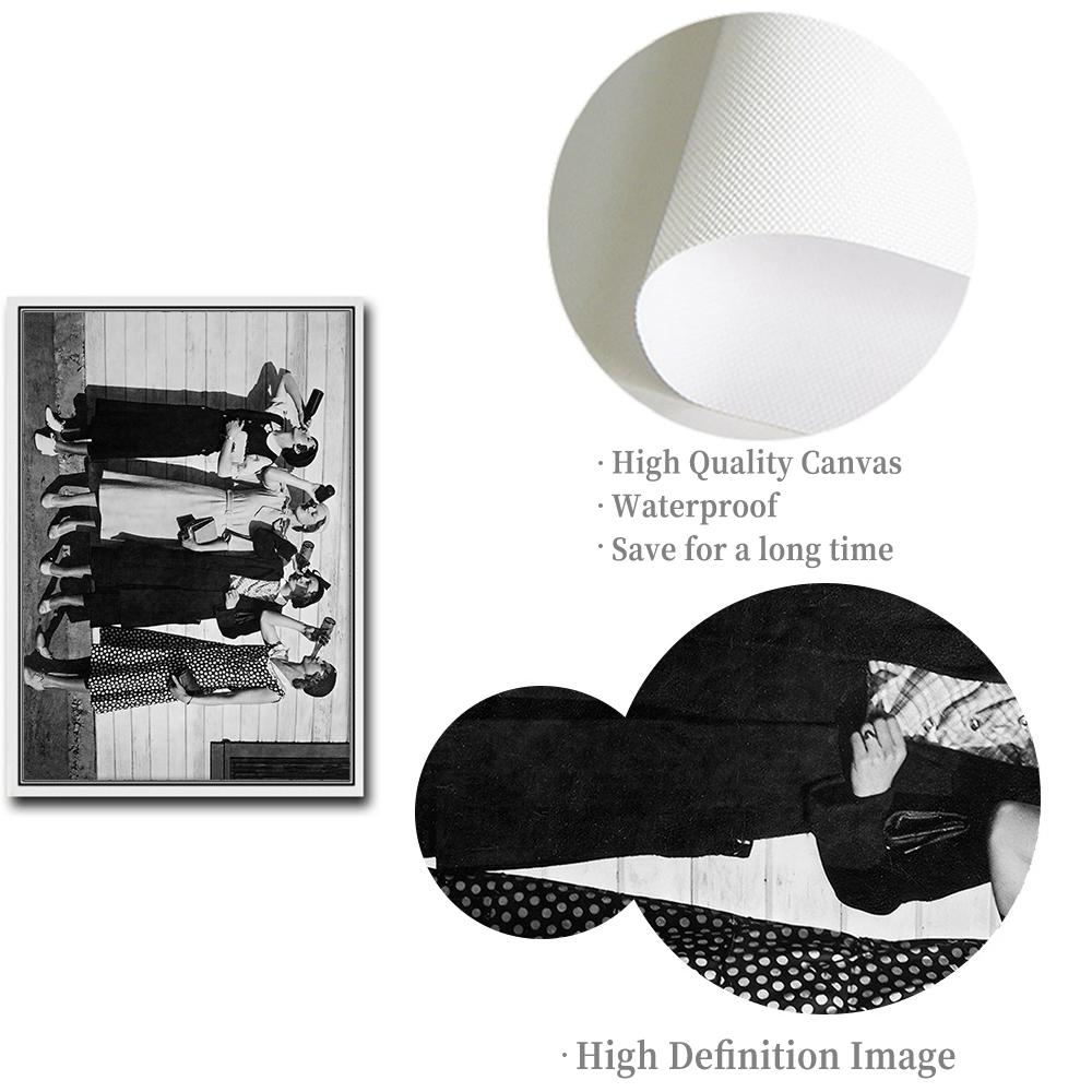 Vintage Beer Wine Drinking Poster Prohibition Bar Black White Photography Canvas Painting Wall Pictures Living Room Home Decor