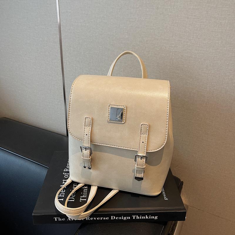 Premium sense travel backpack women 2025 new light luxury niche schoolbag college students commuting backpack