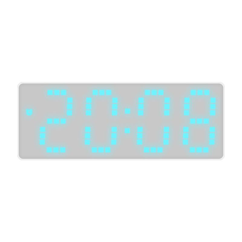 Fresh White NATO-Style Student Alarm Clock 8017