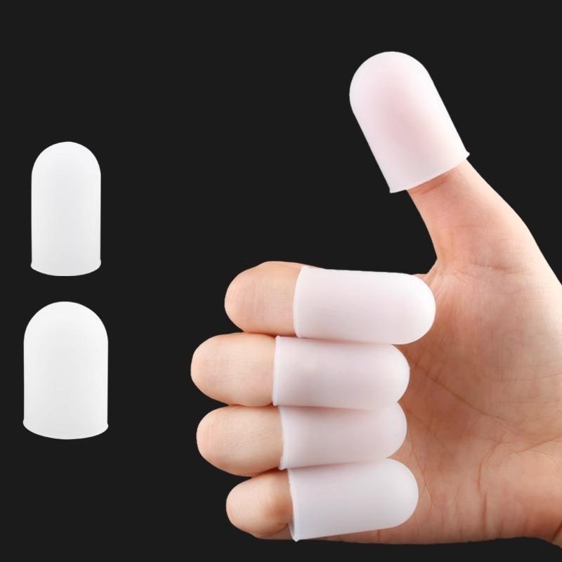 5/10 Pezzi/Set Proteggi Dita in Silicone Durevole Copridita Pollice Tazza Punta Dita Protezione Mano Protezione Dita Taglio Coltello Ditali