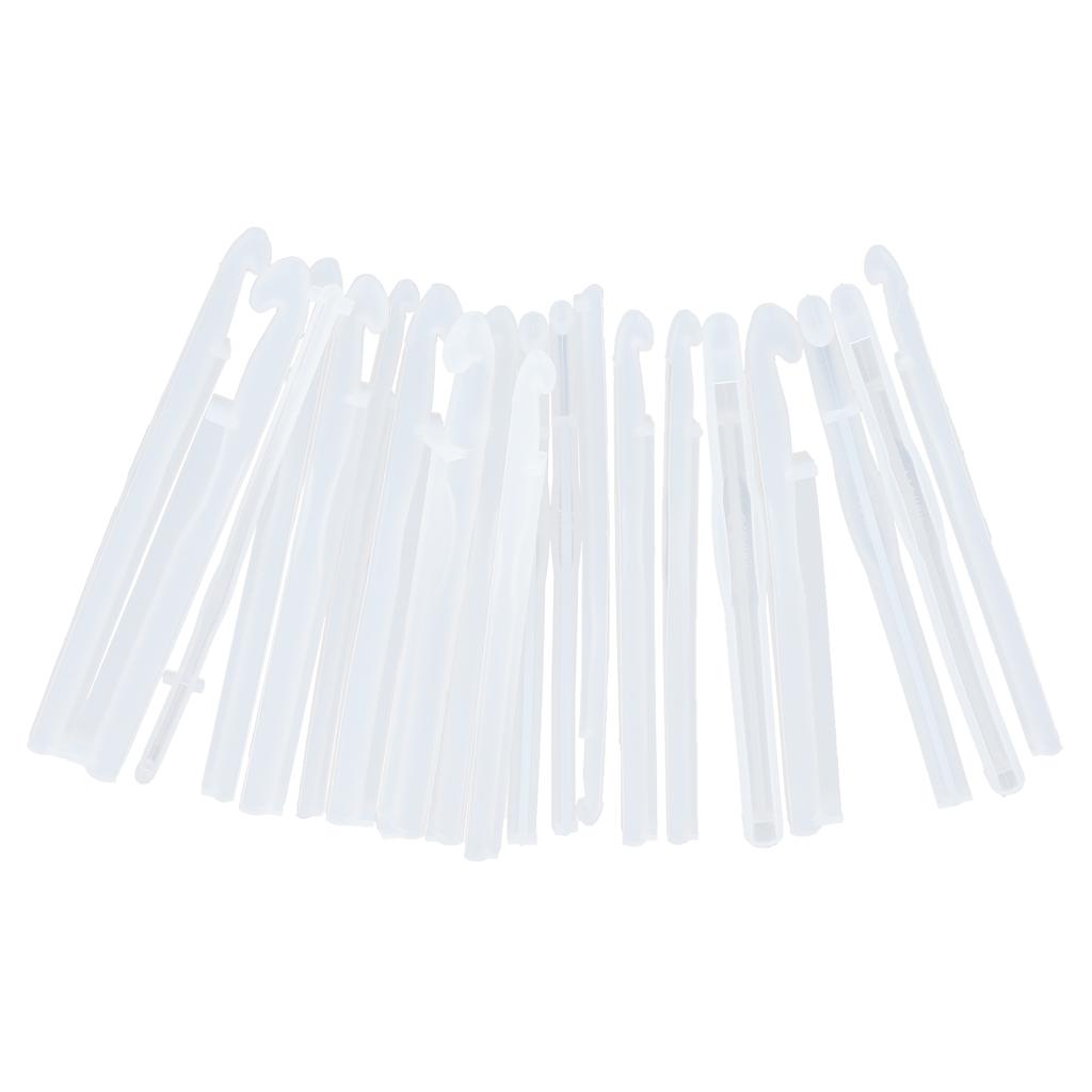 20Pcs Crystal Epoxy Mould DIY Knitting Sweaters Tools Making Silicone Craft Moulds