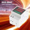 Din Rail Voltmeter Energy Voltage Current Amp Active Power Factor Time Monitor for Household Electricity Accessories
