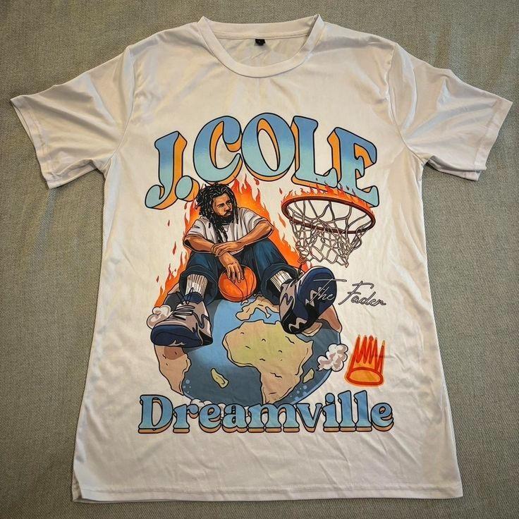 rare! J. Cole Dreamville shirt Unisex Tee S-5XL SG130 Unisex T-Shirt