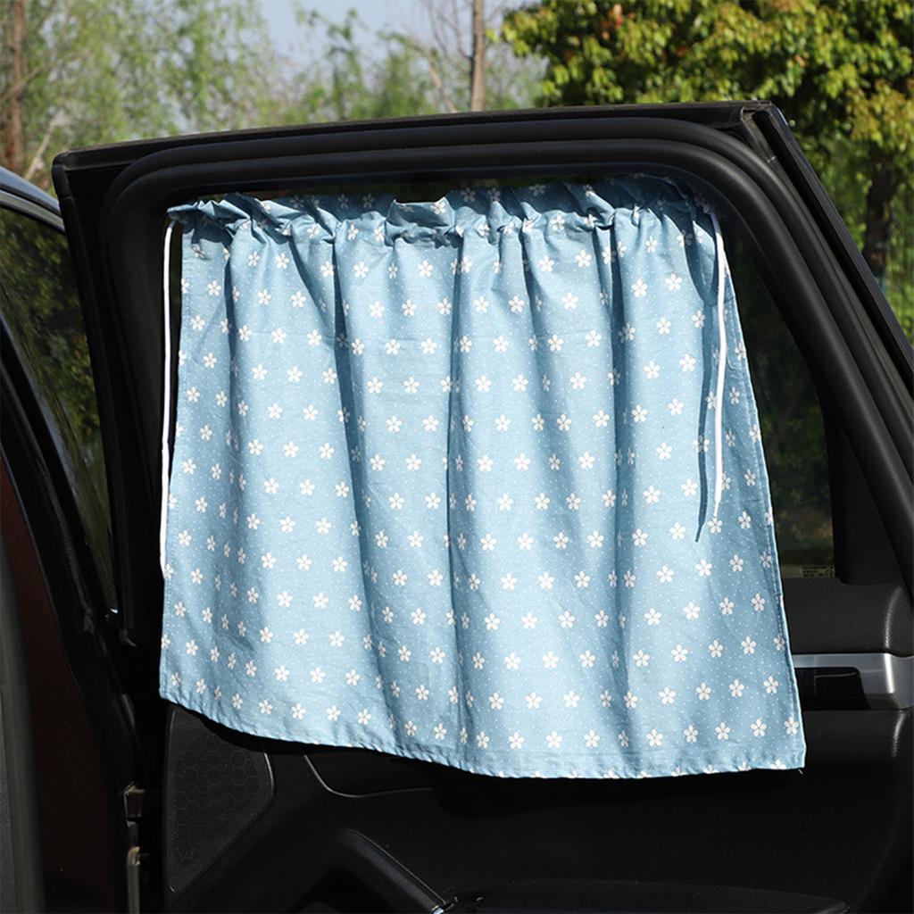 Car Curtain Suction Cup Sun Shade Cartoon Sun Protection Insulation Side Window Curtain