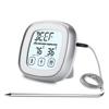 Digital Food Thermometer, BBQ Grill Mt Thermometer with Timer, 9 Preset Modes, 5 Doneness Levels, Temperature Alarm, Backlight, Magnetic Base