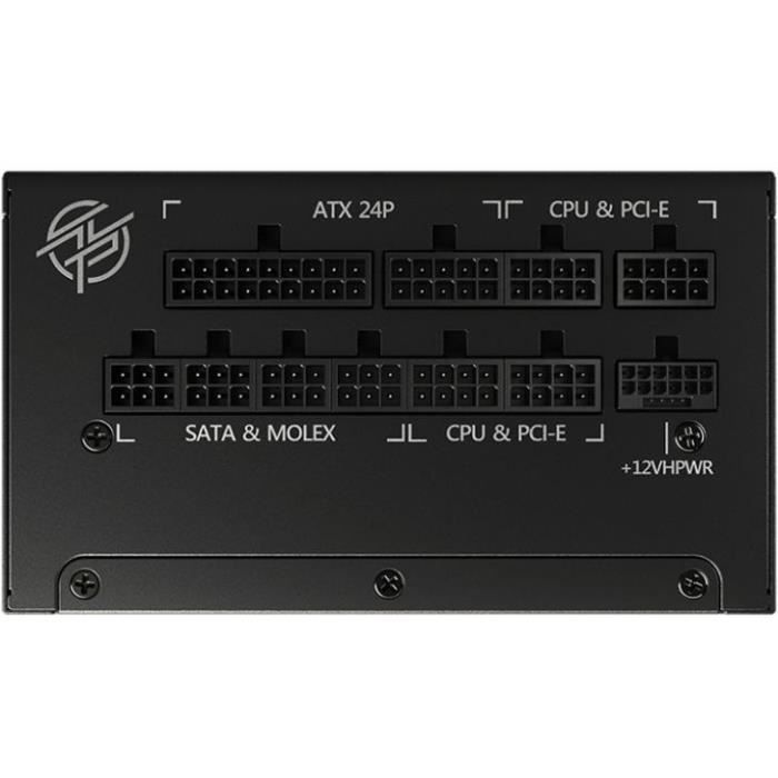 Alimentation PC - MSI - 306-7ZP7C11-CE0 - MPG A1000G PCIE 5 - ATX 3.0 - 80+ Gold