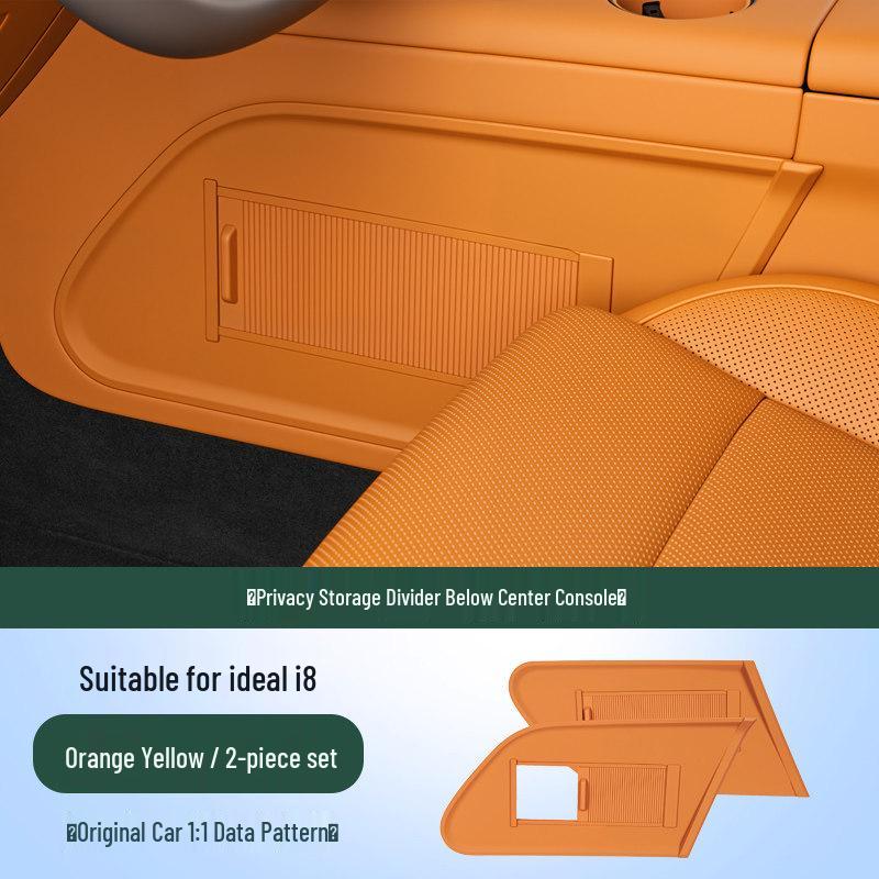 Ideal i6/i8 Center Console Privacy Organizer: Car Interior Storage Box