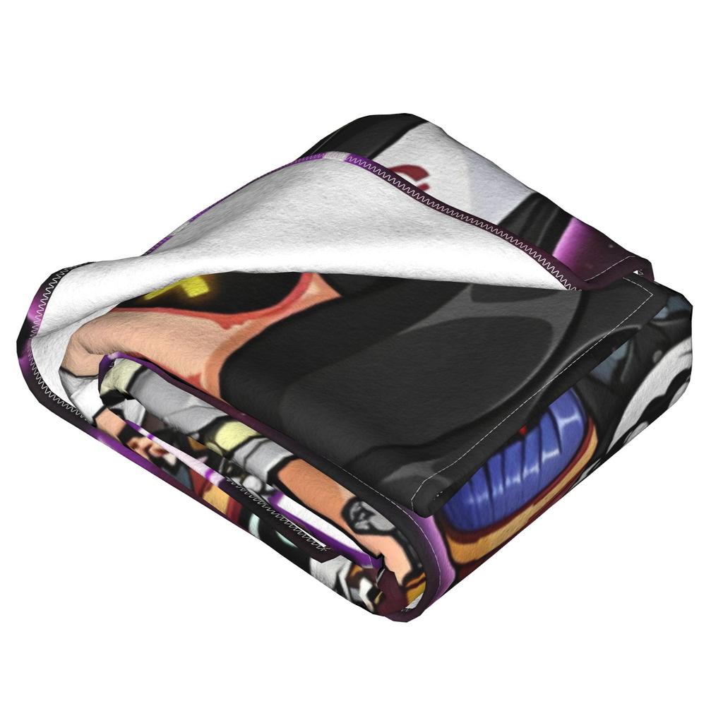 Chibis Murder Drones Throw Blanket for Couch Uzi Doorman Fuzzy Soft Plush Blanket 50x60 Inches Multiple Sizes Bedspread