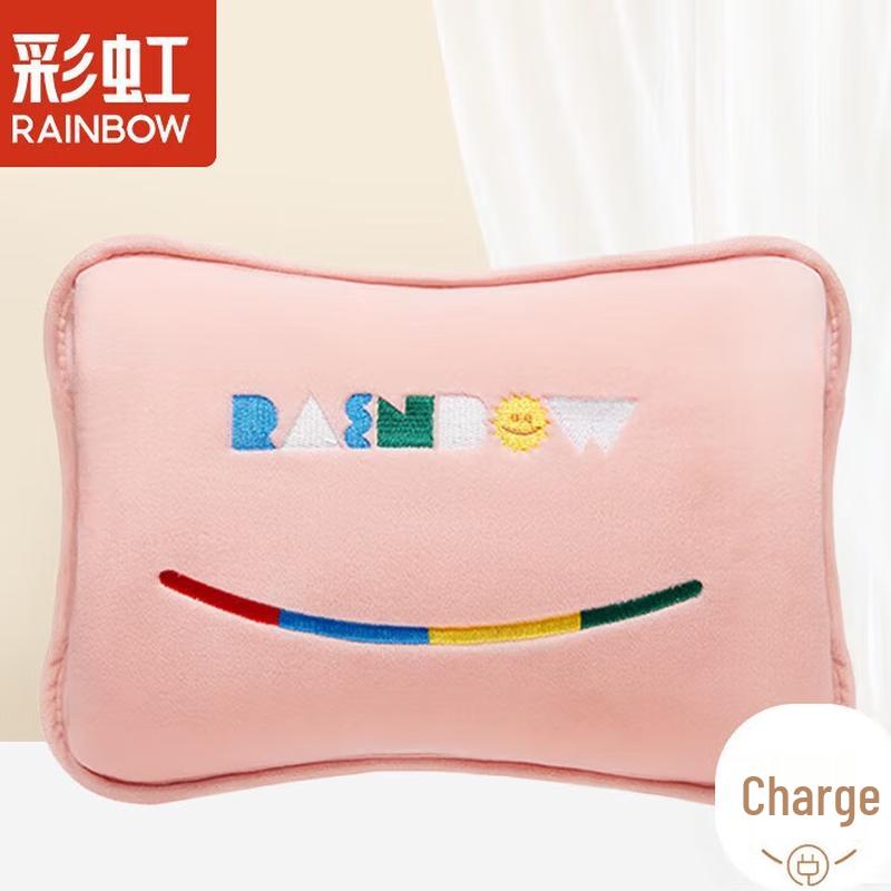 

Rainbow Electric Hand Warmer with Hand Embroidery
