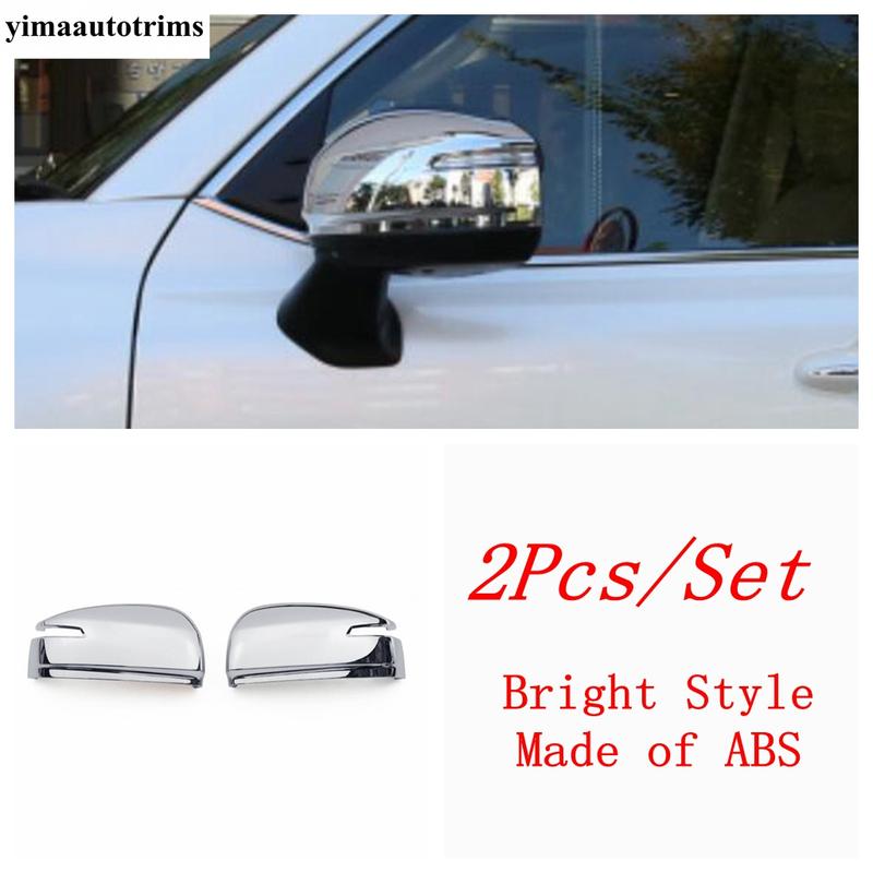 ABS Chrom Seitenspiegelkappe Dekoration Abdeckung Zierleiste Für Toyota Land Cruiser 300 LC300 - 2025 Auto Zubehör Exterieur