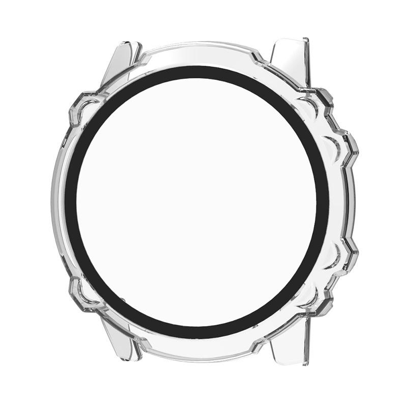 

Стекло+Твердый чехол для Amazfit Falcon Защитная пленка для экрана Закаленное стекло Защита от царапин Защитный бампер Чехол-накладка Аксессуары for Amazfit Falcon чистый