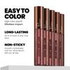 Feuchtigkeitsspendender glänzender Lipgloss - verhindert Risse, nicht fettend, hochpigmentierter Lippenstift, geeignet für alle Hauttypen, geschmeidig und schi