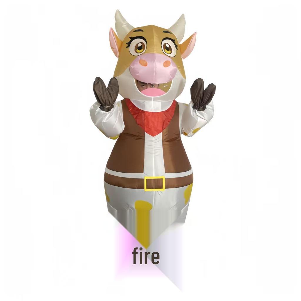 Inflatable Cow Costume - Halloween Party & Stage Performance Outfit