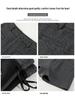 Women's High-Waist Bootcut Gray Wool Shorts - Autumn/Winter Slim Fit Hot Pants
