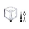 CRANK BROTHERS Crankbrothers Stamp 7 Small Mountain Bike Pedals Silver Edition MTB Enduro Trail BMX Optimized Concave Platform Flat Pair of Bicycle