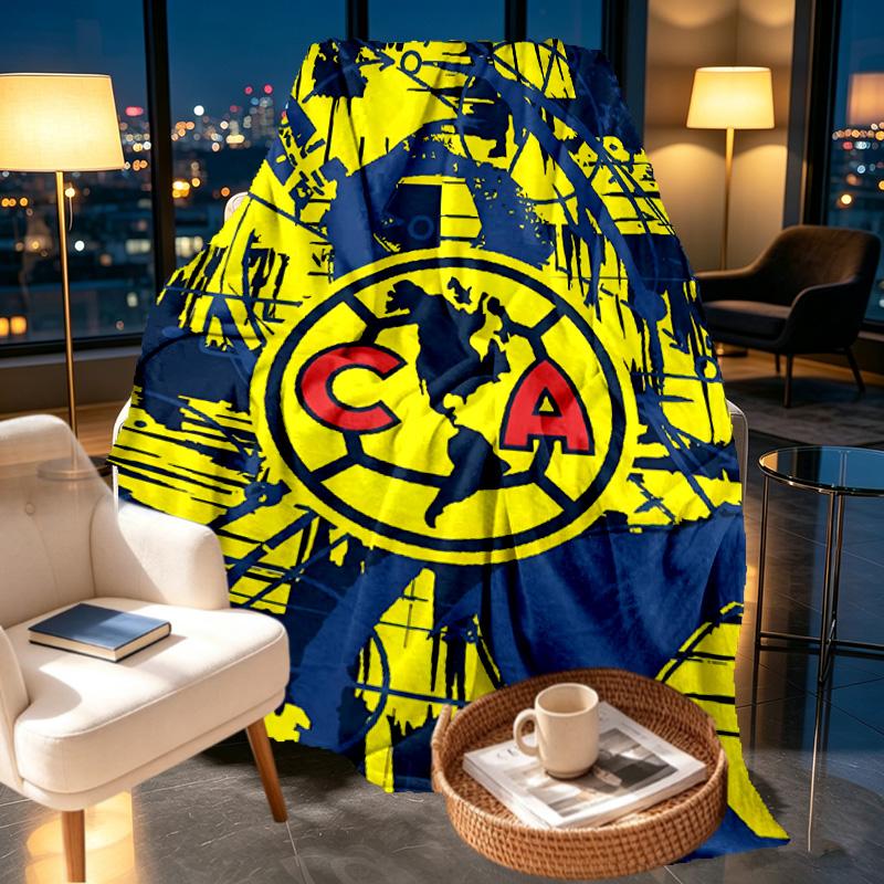 Club America Print Blanket - Soft & Comfortable, for Bedroom, Travel, Sofa, Home Decoration - Birthday Christmas Gift for Friend