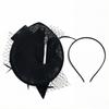 Elegant Feather Trimmed Raffia Hat For Women Lightweight Breathable For Races Weddings And Outdoor
