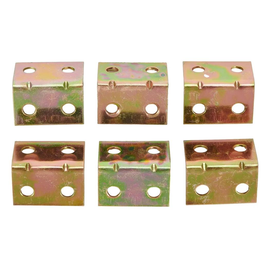 20pc Cabinet Bracket Galvanized Iron Right Angle Corner Fixed Right Angle Cabinet Doors And Wardrobe Accessories