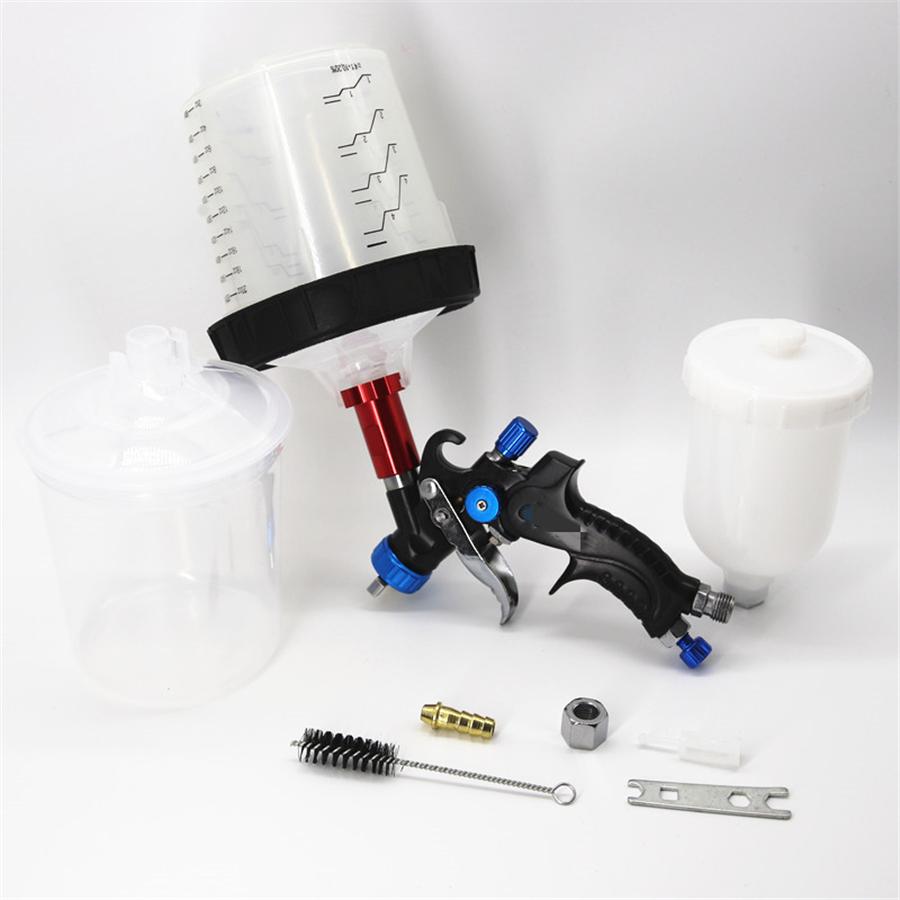 Mini HVLP Spray Gun Car Detail Touch Up Paint Sprayer Spot Repair 1.0mm w/ Cup