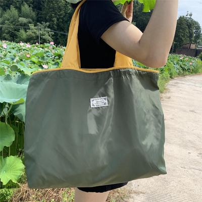 Best-Selling Eco-Friendly Polyester Foldable Shopping Bag – Extra Large, Portable Single Shoulder Tote