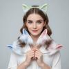 Fluffy Realistic Texture Cosplay Ears Hair Hoop Handmade Animal Headband Lolita Fashion Wear
