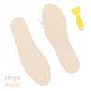 Leather Insole for Shoes Sandals High Heels Half Pads Non-slip Insert Women Ultra-thin Sweat-absorbing Breathable Can Be Pasted