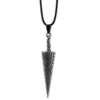 Anime Hollow Knight Pure Nail Sword Bone Nail Pendant Necklace Jewelry
