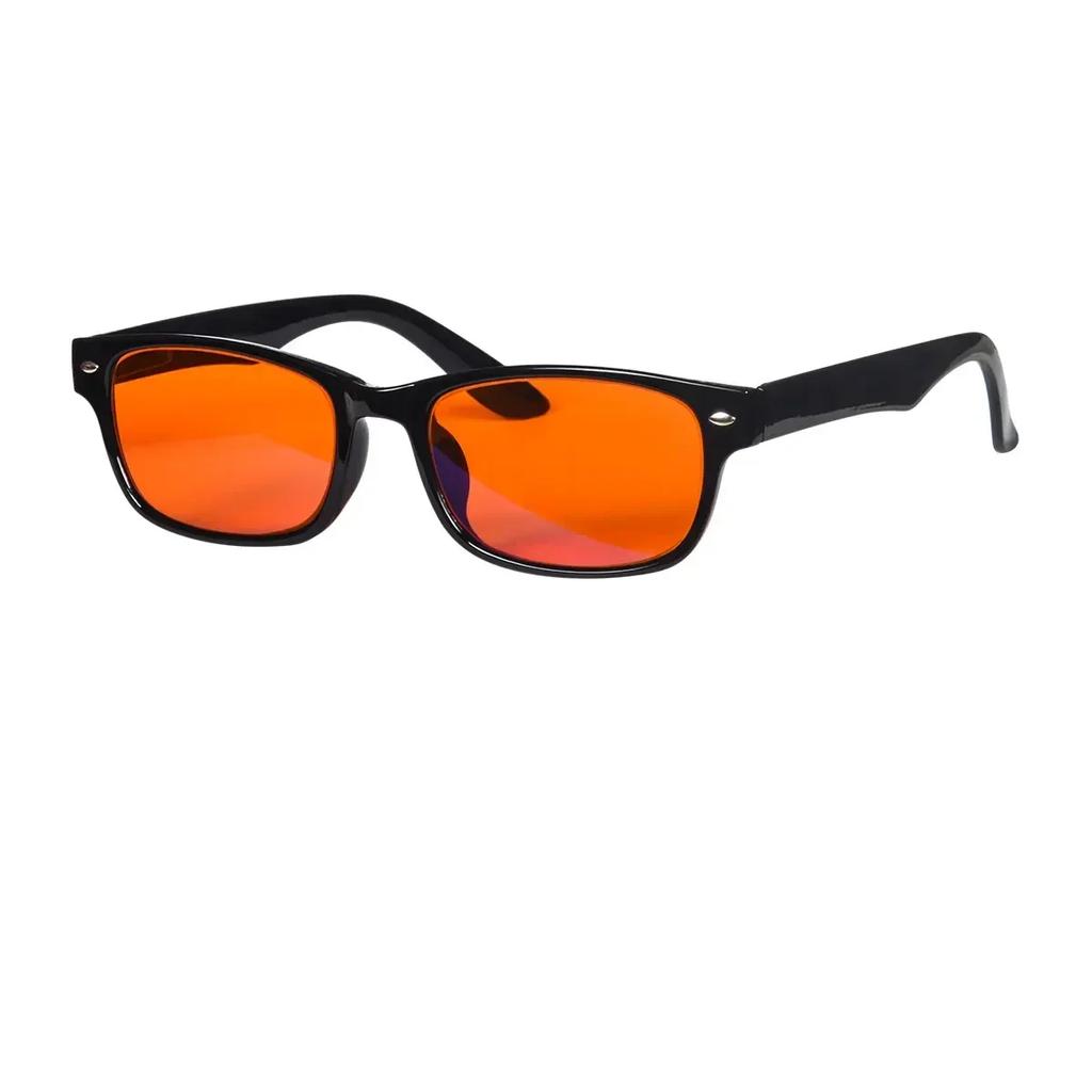 Shinu Red Orange Lens Blue Light Glasses Night Vision Driving Glasses Anti-Eye Fatigue Ideal For Screen Use Computer Reading