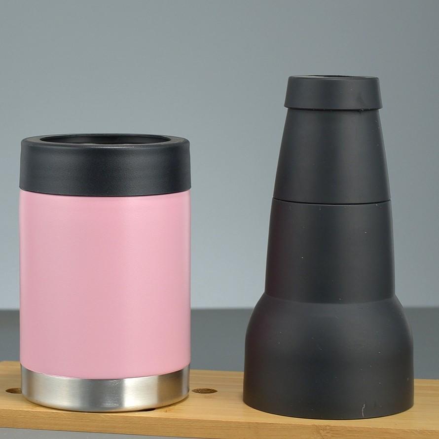 12oz Stainless Steel Vacuum Insulated Can Cooler and Ice Bucket Sleeve