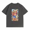 One Piece Luffy Unisexs 100 Cotton Tshirt Streetwear Fashion Anime Graphic Short Sleeve Unisexs Tops