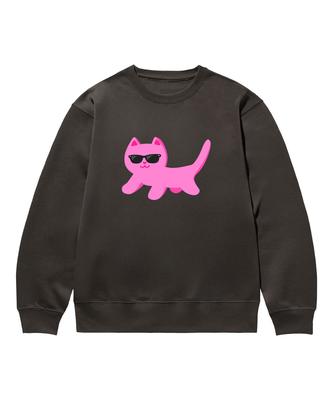 AWESOMEUS Shady Cat Sweat Shirts 4 Color (B Type)