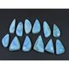 248Cts. Natural Larimar Pectolite Fancy Cabochon Loose Gemstone 12 Pcs Lot C-837