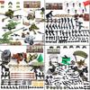 Nouvelles Mini Figurines de Soldats de l'Armée Russe Soviétique de la Seconde Guerre Mondiale Bloc de Construction Militaire Mini Le Bataille de Koursk Brique Bloc Militaire Jouet MOC