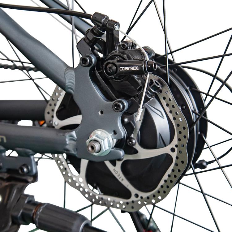 HedaTX TX1 500W Electric Bike, 28MPH Max Speed, Shimano 7-Speed, Removable Battery, 3 Riding Modes, Front & Rear Disc Brakes