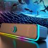 Gaming Computer Speaker With LED Lighting Corded Bluetooth-compatible Portable For PC Laptop