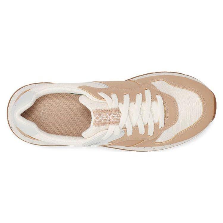 UGG Pohodlné Lehké Ploché Šněrovací Nízké Sportovní Neformální Boty Dámské tenisky Světle šedá Hnědá 1136855-DRI