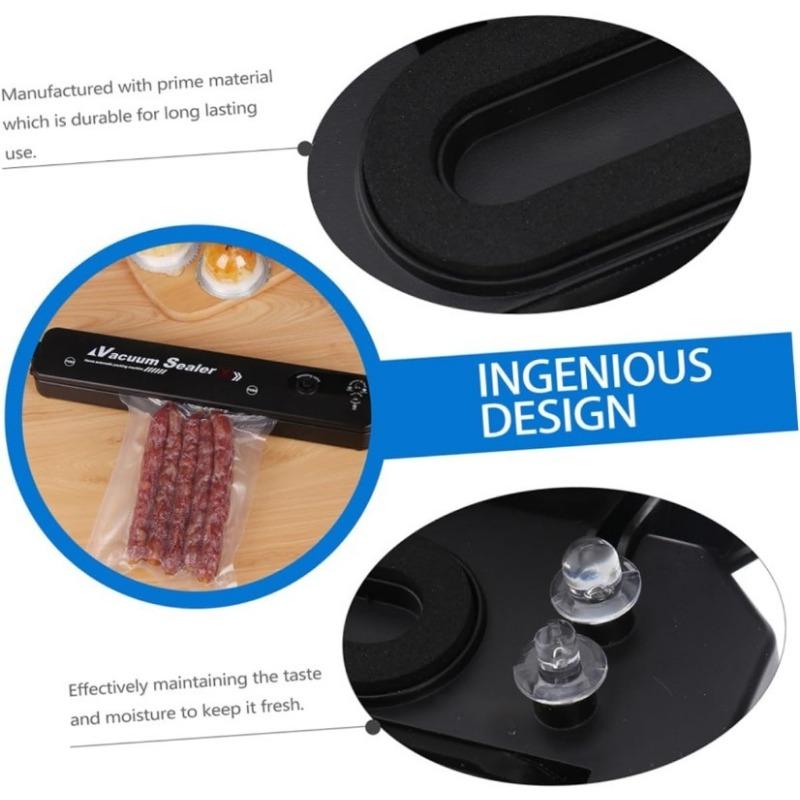 1Set Automatic Vacuum Sealer Machine Portable Food Sealing Tool with Multi Function Kitchen Sealer for Fresh Food Storage US Plug for Home Use