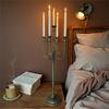 Retro Candlestick Holders Iron Metal Taper Candle Holders Decorative Candle Stands for Wedding,Dinning Home Decorations