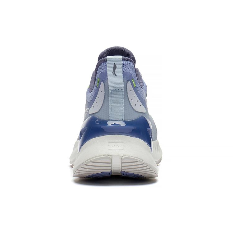 Li Ning YueYing Element Cushioning Slip Resistant Low top Running Shoes Men's Blue Purple ARHS009-8