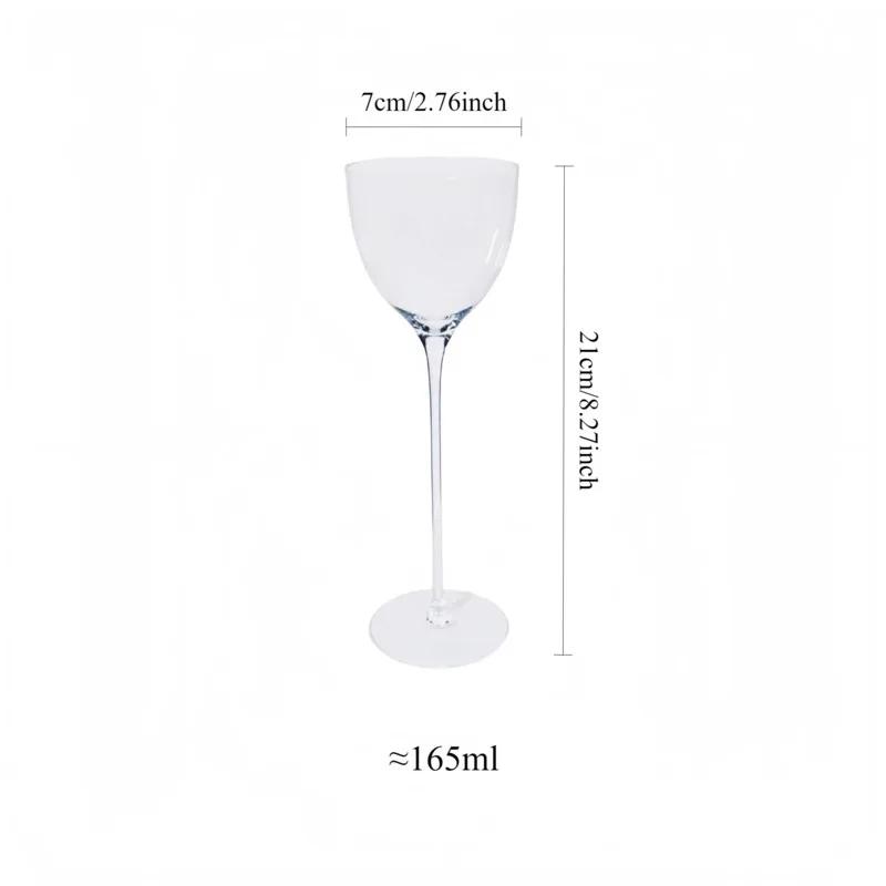New Japanese Kimura Wine Glass Cup Superhigh Nick Nora Cocktail Glasses Party Martini Red Wine Cup Barware Cups Goblet Drinkware