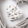 Heart Pendant Chic DIY Rattan Nordic Style Romantic Woven Pendant Ornament for Wedding