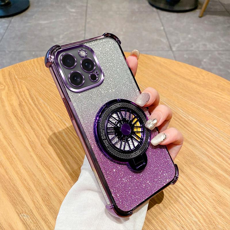 Glitzerverlauf Handyhülle Für Honor X80i X70 X70i X60 X60I X50 X50i X40 X40I X30i X20 X10 Pro Plus Hülle mit drehbarem Ringständer